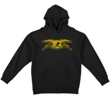 Sudadera Anti Hero Basic Eagle Negra Amarilla